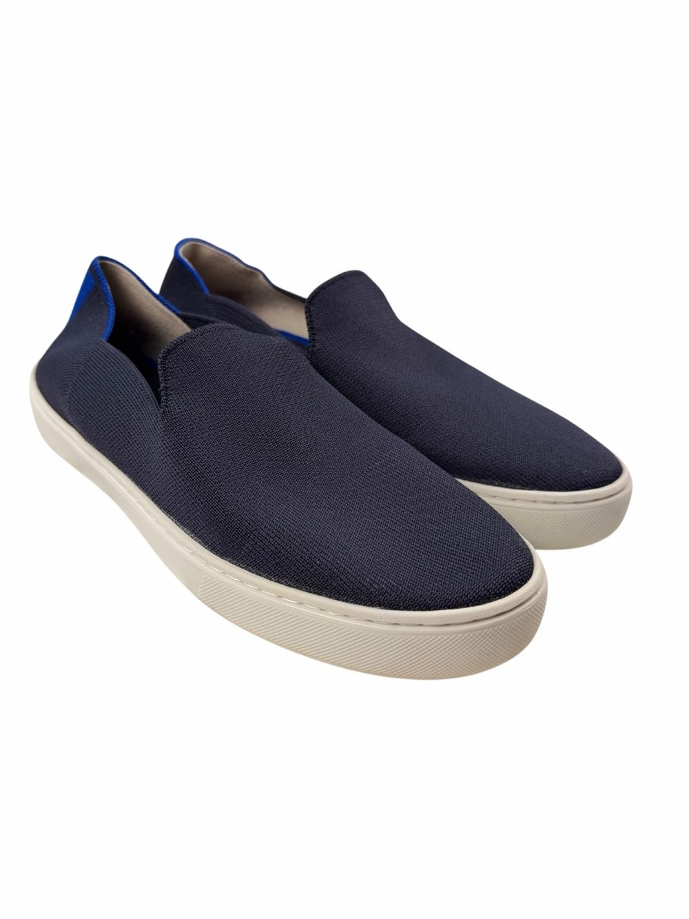 Rothy’s Women’s “The Original” Slip-On Sneaker In Navy Blue Size 9.5